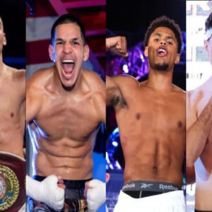 Hamzah Sheeraz vs Edgar Berlanga, Shakur Stevenson vs William Zepeda di Stadion Tenis