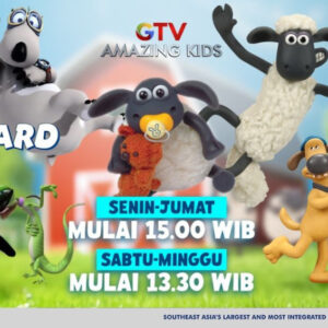 Momen Keluarga Jadi Ramai Bareng Lucunya Bernard dan Shaun di GTV Amazing Kids!