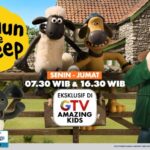Peternakan Bukan Sembarang Peternakan, Tingkah Penghuninya Bikin Kamu Gak Berhenti Ketawa! Saksikan Shaun the Sheep di GTV!